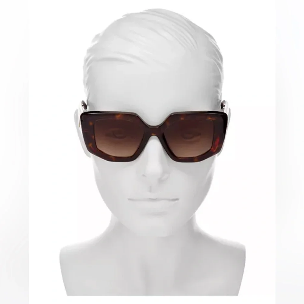Prada Symbole Brown Tortoise Sunglasses (NEW) - Picture 3 of 9